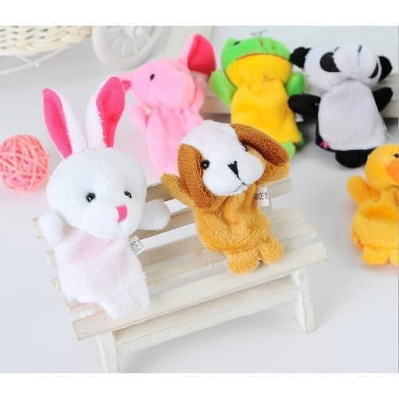 Bộ đồ chơi rối ngón tay 10 con động vật giúp bé sáng tạo phát triển trí tuệ