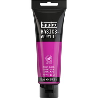 Màu vẽ acrylic liquitex basics acrylic colour 118ml magenta medium 500