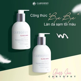 Kem dưỡng trắng da Body Caryophy Glass Skin 3 in 1 300 gam