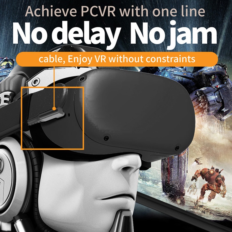 Dây Cáp Chuyển Đổi Dữ Liệu USB Hoặc Type-C Sang USB C Cho Oculus Quest 2