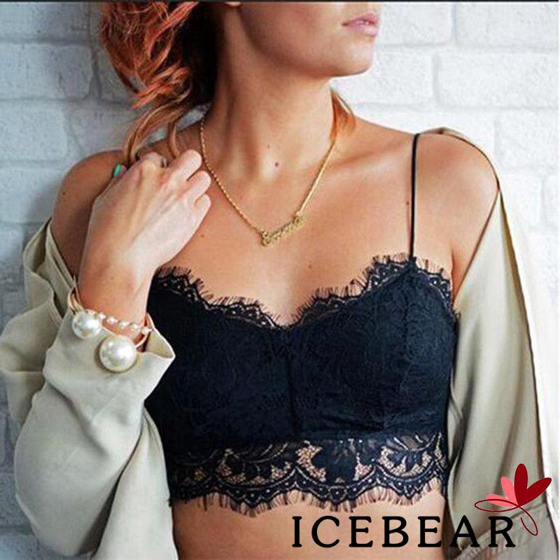 Áo lót 2 dây thiết kế phối ren quyến rũ dành cho nữ