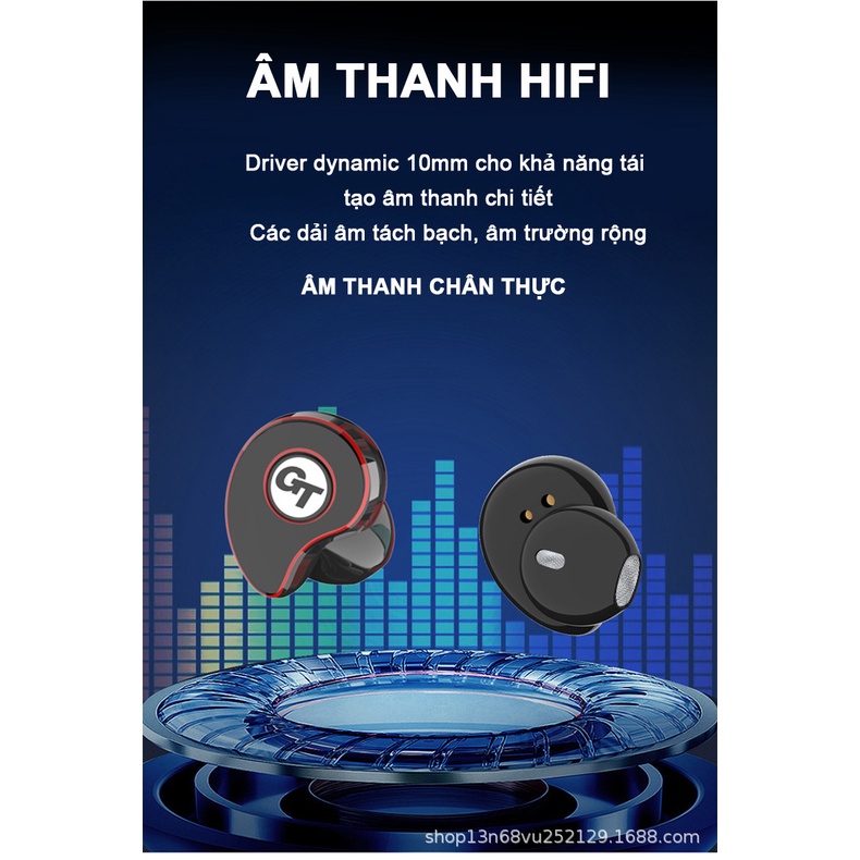 Tai Nghe Chụp Tai Không Dây T911 Thể Thao Chống Thấm Nước 6D Stereo Loại Bỏ Tiếng Ồn