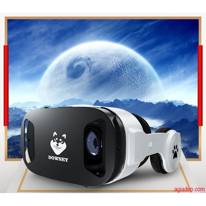 Kính thực tế ảo 3D VR cao cấp Downey UGP - Sói bạc Thế Hệ 9 (Agiadep) Hàng xịn nhà giàu - Có tay điều khiển