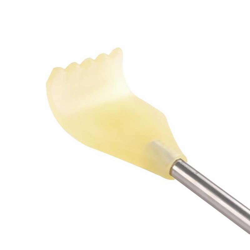 Cây gãi lưng inox hình bàn tay nhựa gấp gọn tiện lợi