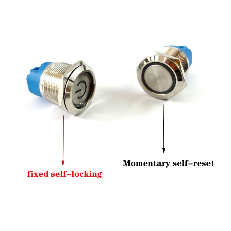 Công Tắc Nhấn Công Tắc Đèn LED 16mm 24V 36V 48V 110-220V