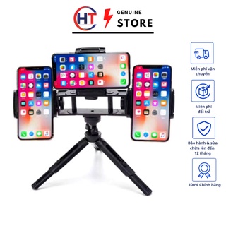 Gậy LiveStream Tripods Live 3 in 1 - Kèm 3 Kẹp Điện Thoại