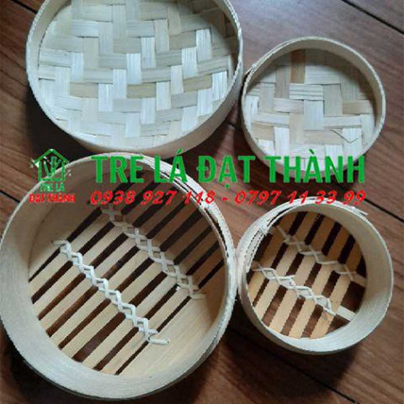 (Chất lượng loại 1) Lồng hấp tre/ Xửng hấp tre- Size15/20/25/30cm - hấp xôi, bánh, thịt cá, rau củ quả