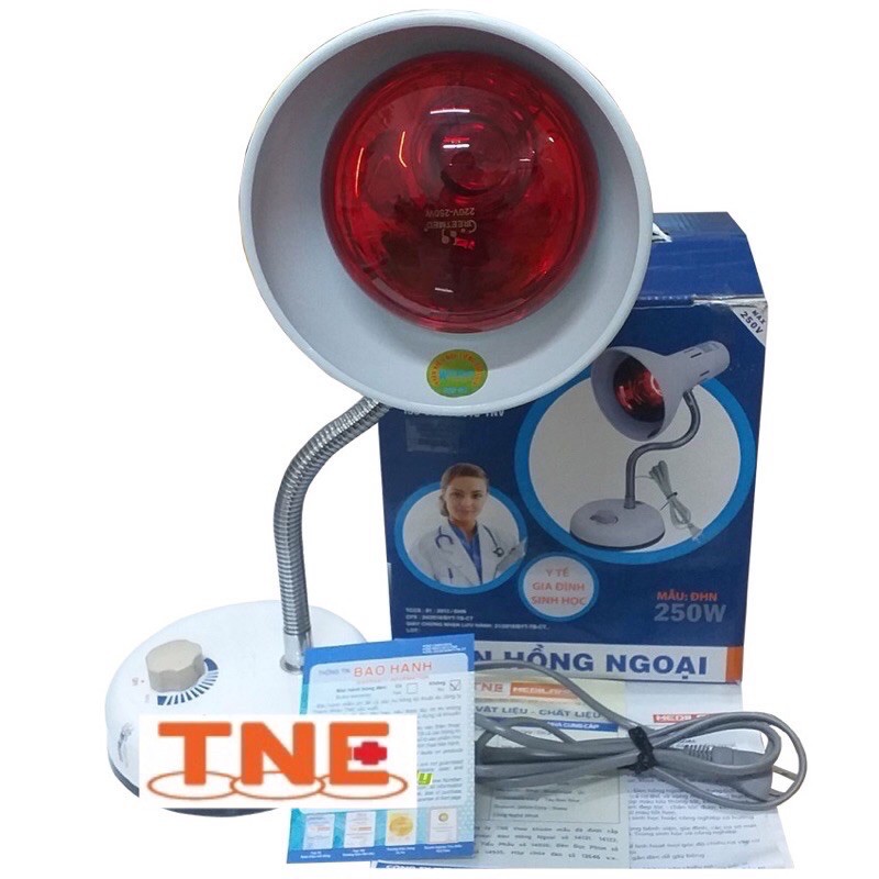 Đèn Hồng Ngoại TNE 250W Made In Việt Nam Dùng Trong Y Tế Và Làm Đẹp, Giảm Đau Nhức, Giữ Ấm - Chính Hãng