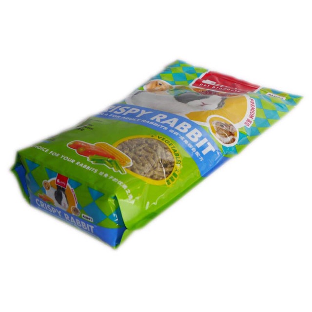 Thức ăn cho thỏ. Thức ăn thỏ Jolly - dạng pellet 1kg. Thức ăn thỏ crispy rabbit
