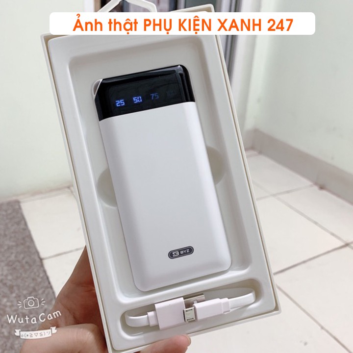 Sạc Dự Phòng Cao Cấp ⚡️𝐁𝐇 𝟏𝟐 𝐓𝐇𝐀́𝐍𝐆⚡️Pin Bền, Tiện Lợi B108 - 10000mah Chính hãng