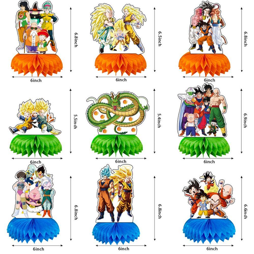 Phụ Kiện Trang Trí Tiệc Sinh Nhật Hình Dragon Ball DIY