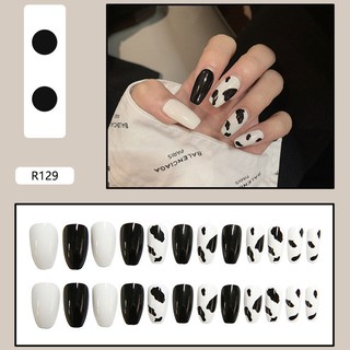 [Tặng kèm keo] Set 24 móng tay giả Nail Box - Mã R129