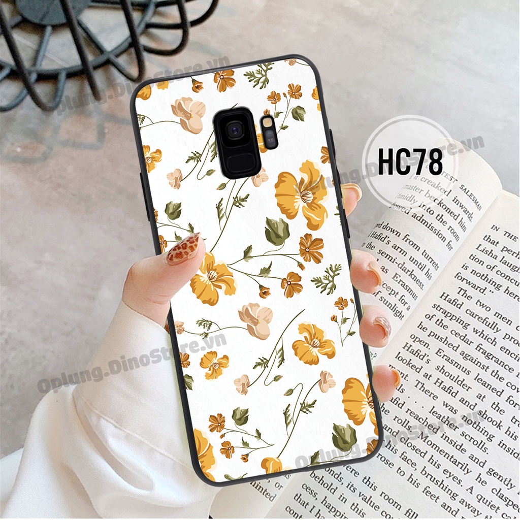 Ốp lưng Samsung S9 - Samsung S9 Plus  in hình hoa nhỏ basic dễ thương dáng bo viền chức năng bảo vệ camera bền đẹp.