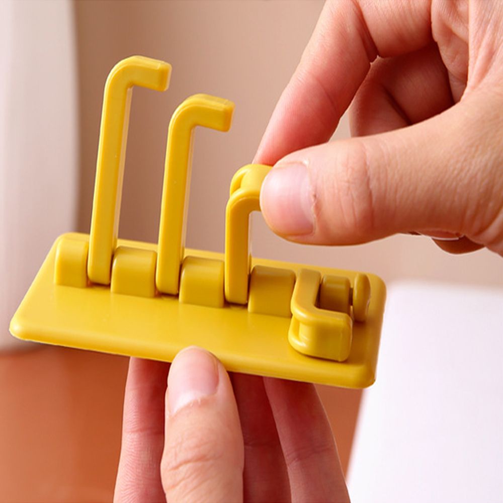 Móc treo đồ bằng nhựa dán tường không để lại dấu vết tiện dụng cho nhà bếp / phòng tắm