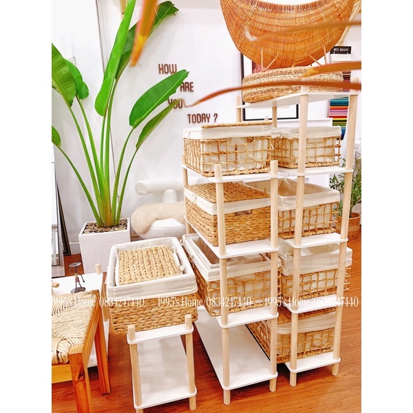 KỆ 3 TẦNG DECOR RẺ - XINH - TRANG TRÍ PHÒNG NGỦ - KỆ SÁCH