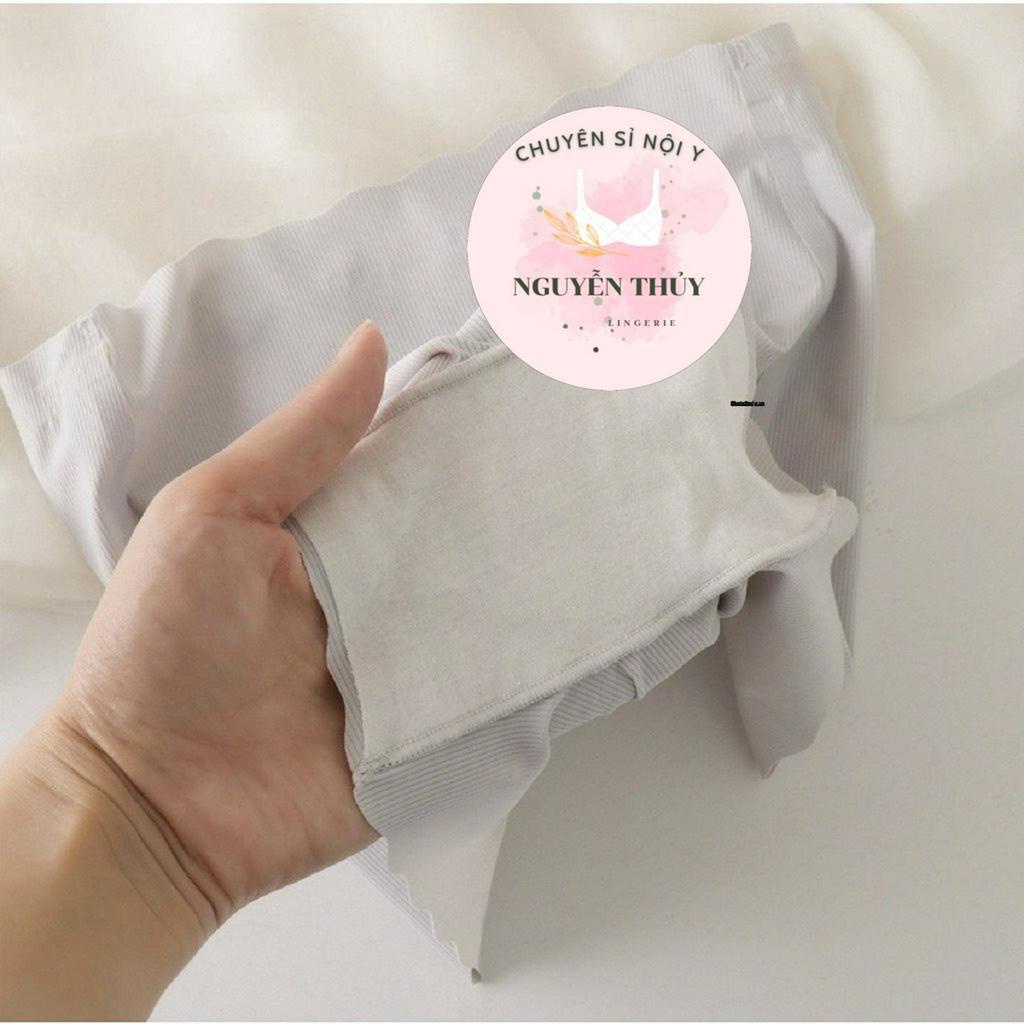 Set 10 quần lót  đúc su viền sóng phối chữ Aovanceo co giãn, chống tụt, thoáng mát, không lộ viền- Nguyễn Thủy shop
