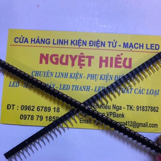 [VN] Chân jump cái đơn 2.54mm 40 chân lỗ tròn