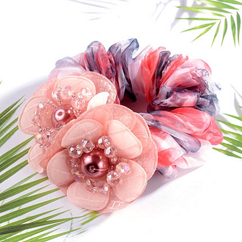 Dây Buộc Tóc Co Giãn Thời Trang Hàn Quốc Cho Nữ