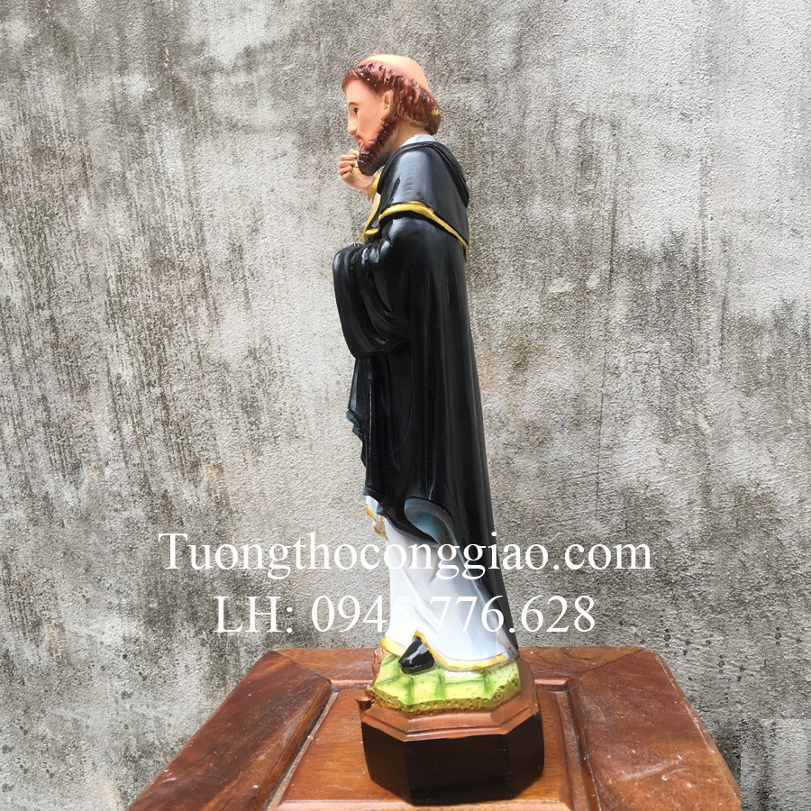 Tượng Thánh Đa Minh 40cm composite