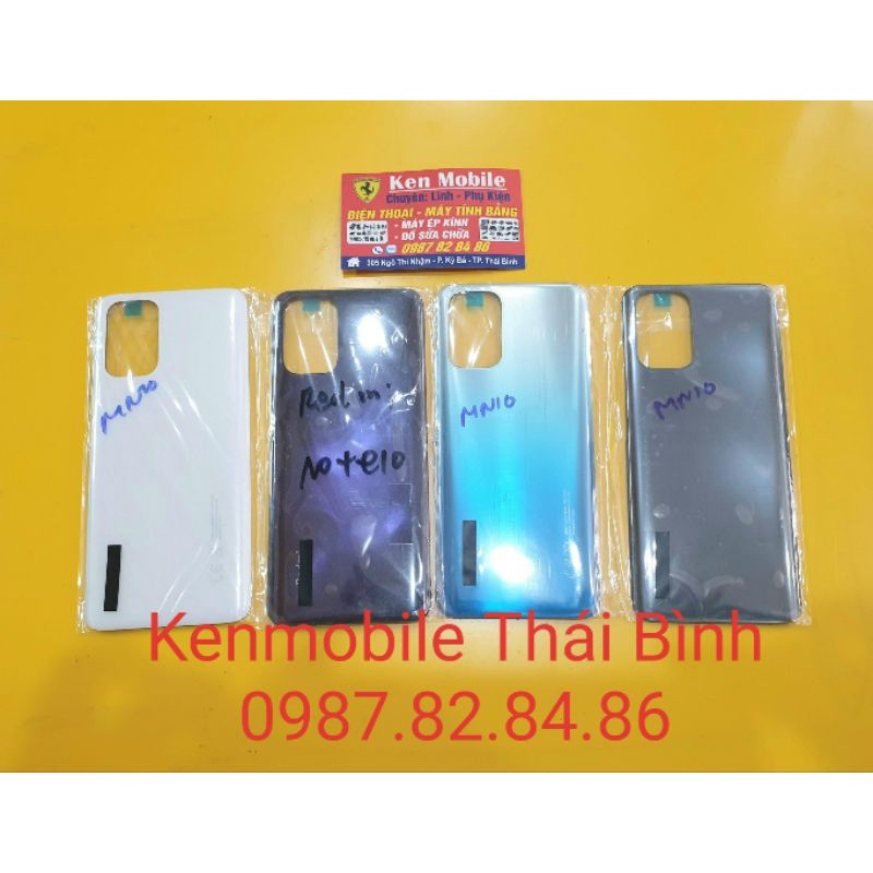 Nắp Lưng Ráp Máy Thay Thế Cho Xiaomi Redmi Note 10, Loại 1