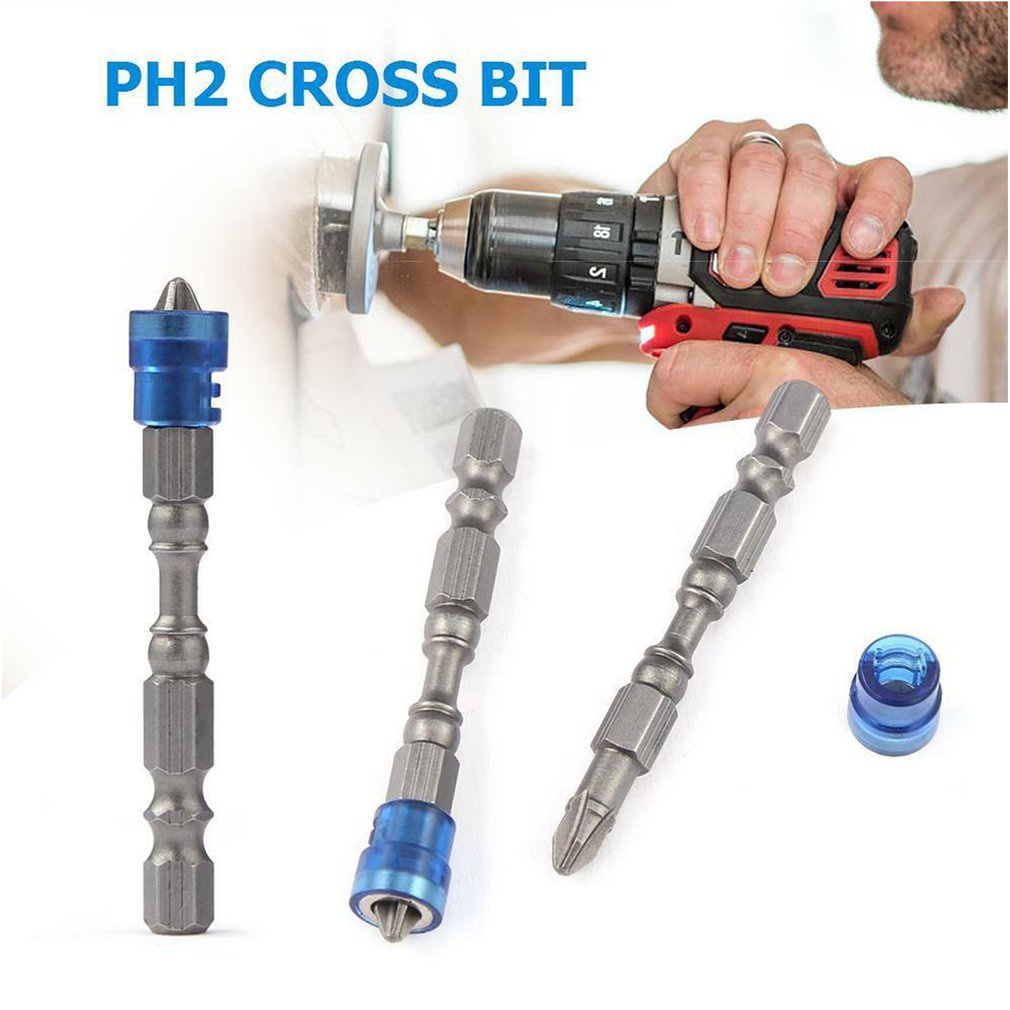 YYDS shop 5 Cái Chống Trượt Điện Hex Shank Tuốc Nơ Vít Từ Tính Công Cụ Bit Đầu Đơn/Đôi