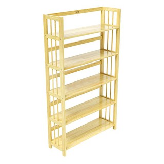 (ZALO 0799121081 SHIP TRỰC TIẾP) Kệ sách gỗ 5 tầng [100% cao su tự nhiên] giá sách đa năng