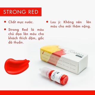 Mực phun môi Gamma, mực môi bong đậm