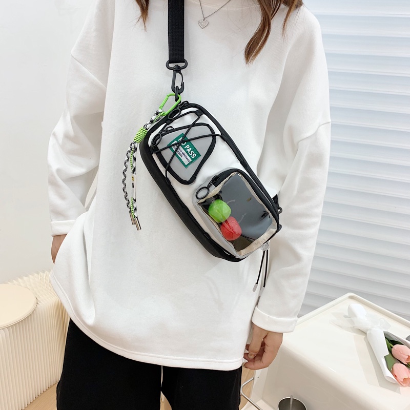 Túi Đeo Chéo Ngực Vải Nylon Cỡ Lớn Siêu Nhẹ Thời Trang Năng Động