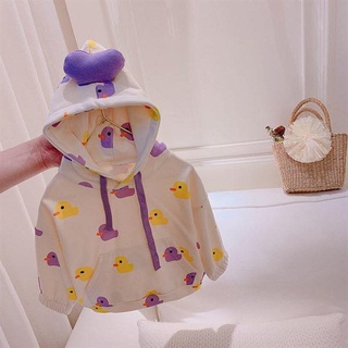 Áo hoodie vịt siêu dễ thương cho bé
