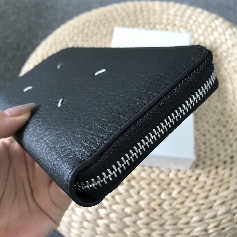 Ví Da Bò mm6 Nhiều Ngăn Đựng Thẻ Tiện Dụng