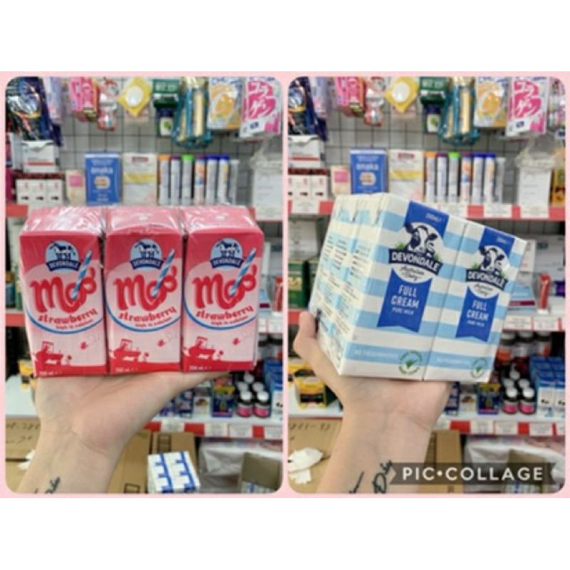 Lẻ 1 hộp Sữa tươi Devondale nguyên kem / dâu /socola nội địa Úc