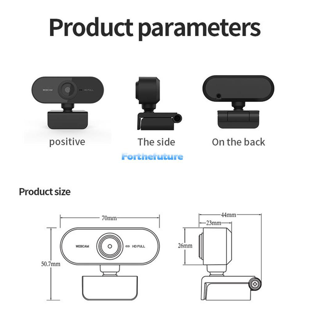 Webcam Fhd 1080p Usb Kèm Mic Cho Máy Tính Để Bàn | BigBuy360 - bigbuy360.vn
