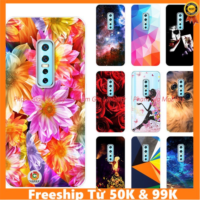 Ốp lưng VIVO Y19 V17 Pro Y11 hình mẫu hoa đẹp