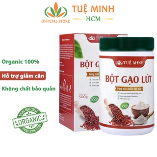 Bột gạo lứt giảm cân Tuệ Minh, bột gạo lứt đỏ huyết rồng 2 hộp 500g - 1kg