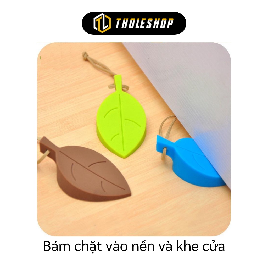 Miếng Chắn Cửa - Dụng Cụ Chắn Khe Cửa Hình Lá Chống Va Đập, Đảm Bảo An Toàn Cho Bé 7477