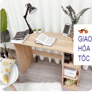 Mua (GIAO HỎA TỐC TPHCM FREESHIP)Bàn làm việc bàn học sinh gỗ MDF kết hợp kệ sách tiện dụng mẫu mới MÃ 02