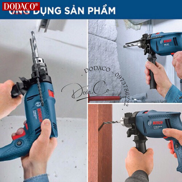 [Ảnh thật] Máy khoan 13 ly BOSCH khoan tường bê tông khoan sắt khoan gỗ