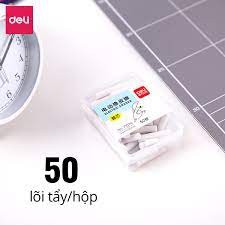 Lõi tẩy thay thế bút tẩy điện 50c/hộp - phù hợp với tẩy điện 71107 EH02800 - 1 hộp - 71074 [Deli]