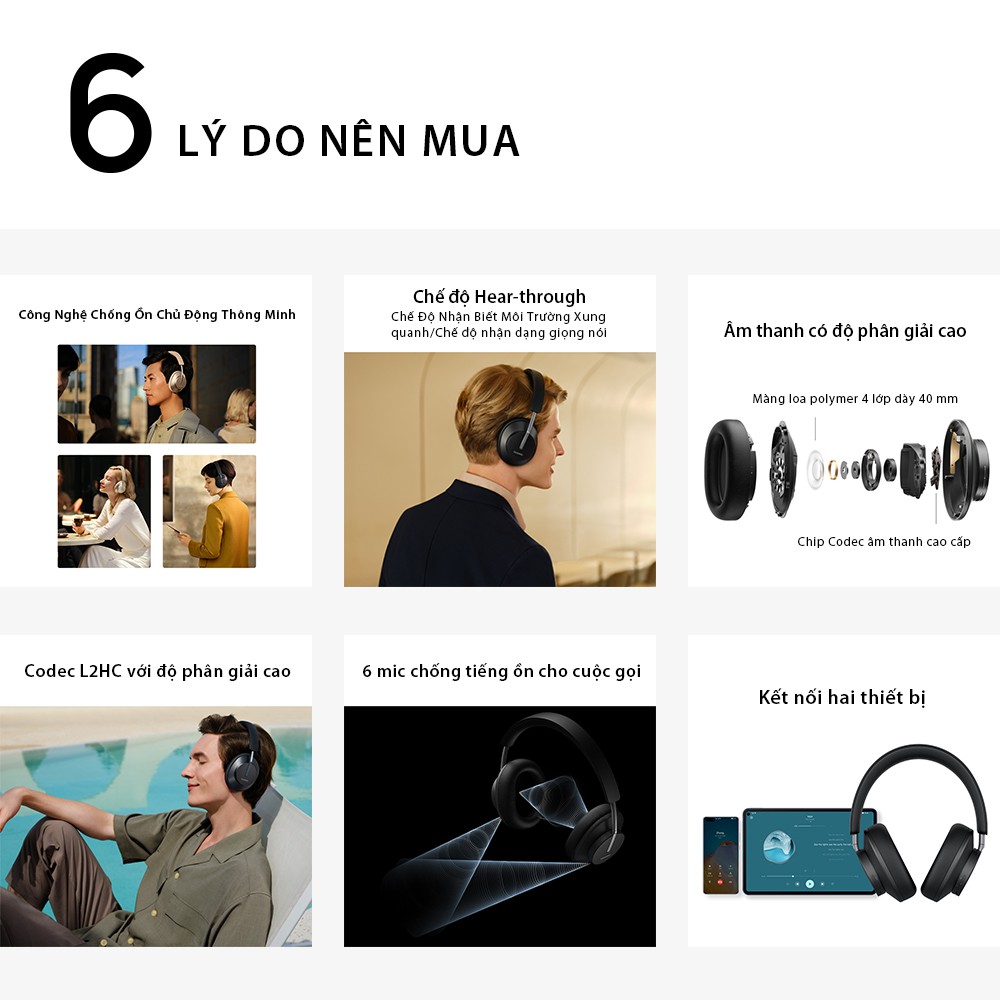 [Mã ELMALL1TR giảm 5% đơn 3TR] Tai nghe HUAWEI FreeBuds Studio