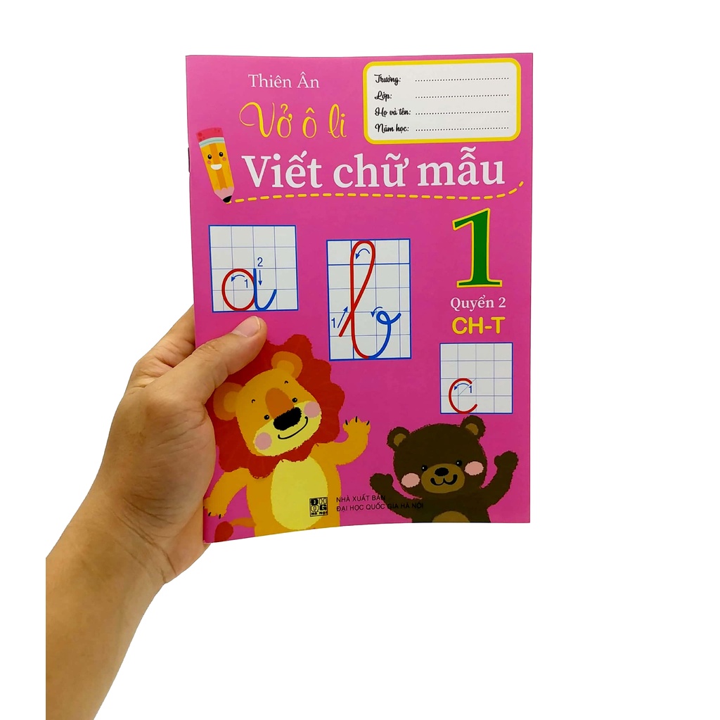 Sách Vở Ô Li Viết Chữ Mẫu 1 - Quyển 2