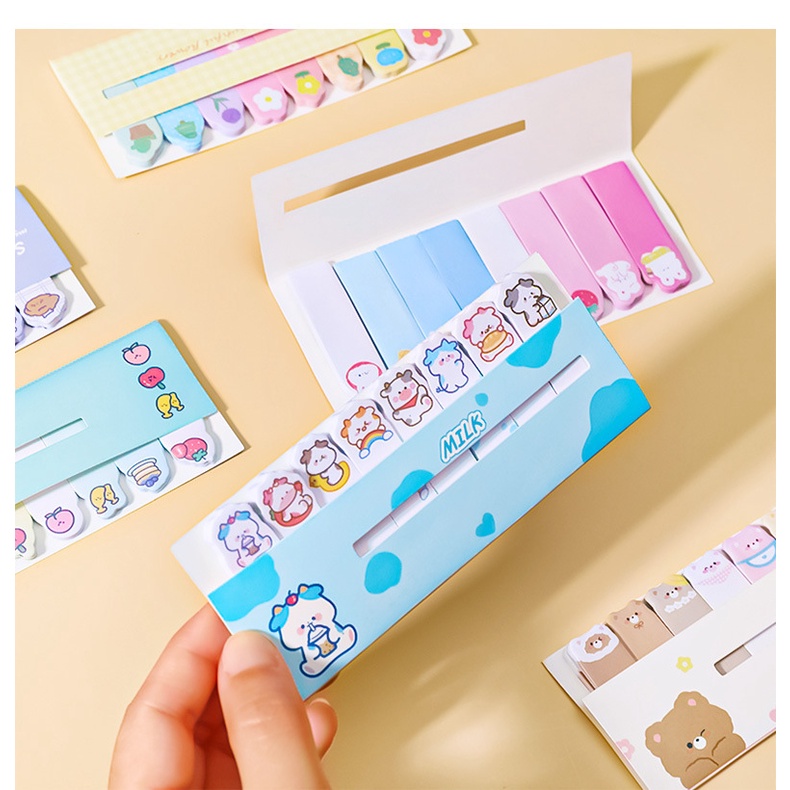 Giấy ghi chú dán note bookmark đánh dấu trang hoạt hình tiện lợi