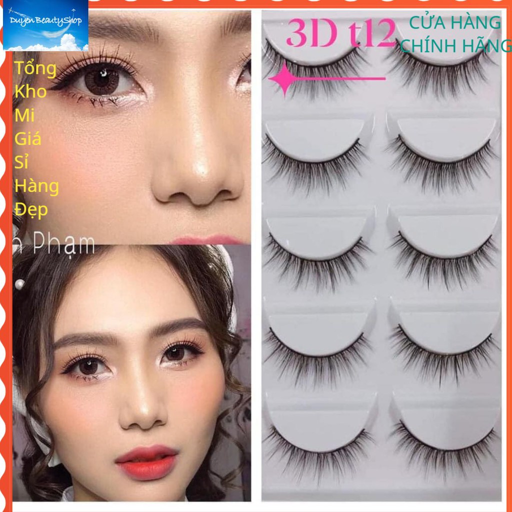 Mi 3D T12  cao cấp chuyên dùng trong Makeup chuẩn HANISHOPMYPHAM