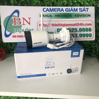 Camera WiFi Kbone KN- 4001WN 4MP (Kbvision 4.0) chuẩn nén H.265- chạy ngoài trời chính hãng