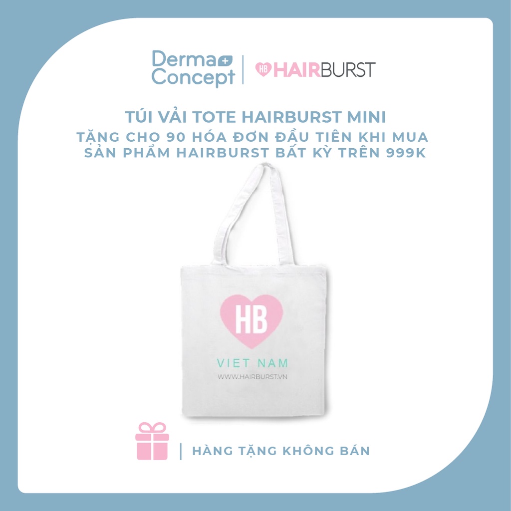 Gương cầm tay 2 mặt &amp; Túi vải Tote bag Hairburst [QUÀ TẶNG KÈM ĐƠN HÀNG]