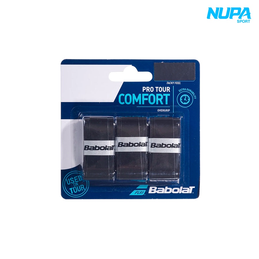 [QUẤN CÁN VỢT TENNIS BABOLAT] Quấn Cán Vợt Tennis Babolat Pro Tour Comfort 3 Sợi | NUPA SPORT