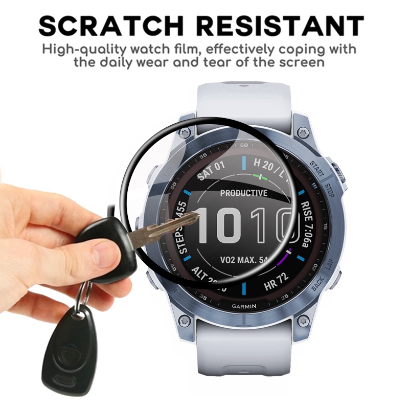 Set 3/1 Miếng Dán Bảo Vệ Màn Hình 3D Cho Garmin Fenix 7 7S 7X 6 Pro Venu 2 2S SQ Vivoactive 4 4S 3