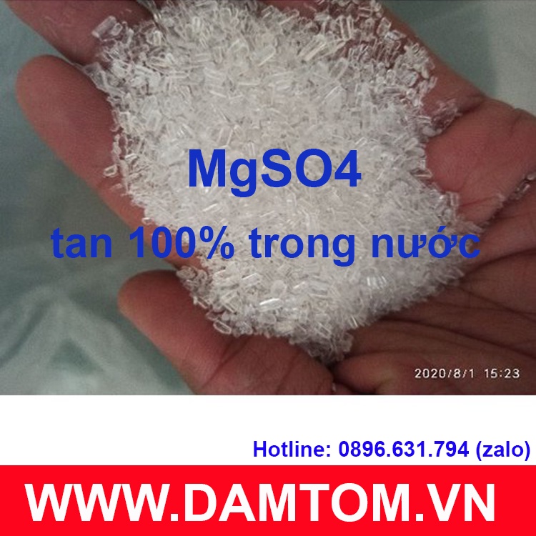 Gói 1kg - Magie Sulfate  Mg: 13%, S: 16%; phân bón Magie Sunphat
