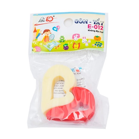 Gôm tẩy xóa chì Điểm 10 E-012 (1 túi)