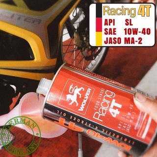 Dầu nhớt Wolver Racing 10W40 API SL Đức German Lubricant