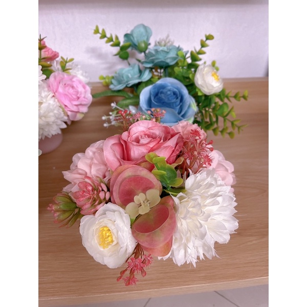 Cốc hoa để bàn, hoa decor trang trí mini (nhiều mẫu)